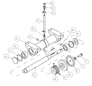 Section 10 Diagram and Parts List for SRX-2000 172235 MK Diamond Concrete Saw